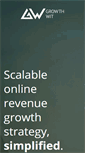 Mobile Screenshot of growthwit.com