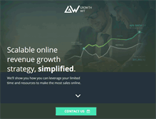 Tablet Screenshot of growthwit.com